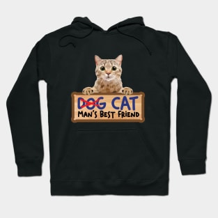 Cat Man's Best Friend Hoodie